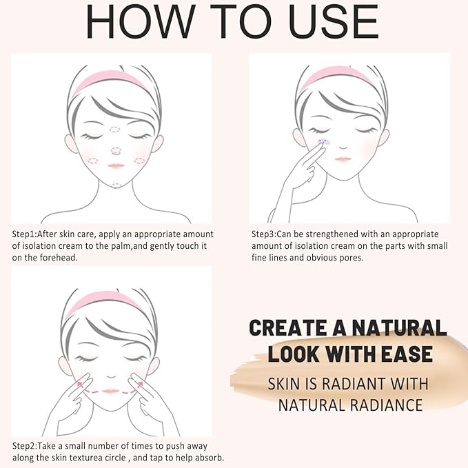 Concealer for skin tone correction and protection, suitable for mature skin, (2 pieces) a