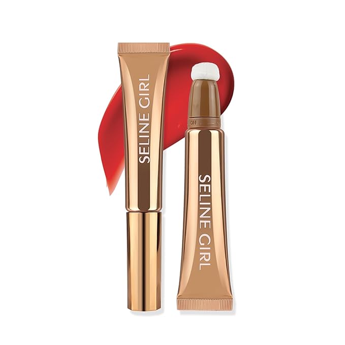 3-IN-1 Liquid Contour Stick, Highlighter & Blush & Contour Stick, Highlighter Stick Makeup, Multi-purpose Contour Makeup, Cream Contour Long Lasting and Waterproof Cosmetic #09