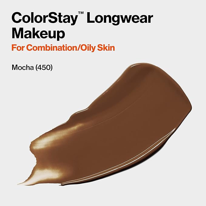 Revlon Colorstay SPF 15 Makeup Foundation for Combination/Oily Skin, Mocha, 1 Fl Oz