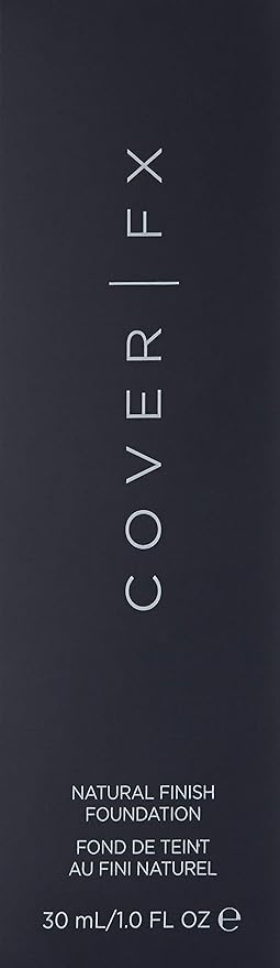 Cover FX Natural Finish Foundation: Water-based Foundation that Delivers 12-hour Coverage and Natural, Second-Skin Finish with Powerful Antioxidant Protection - P110, 1 fl. oz.