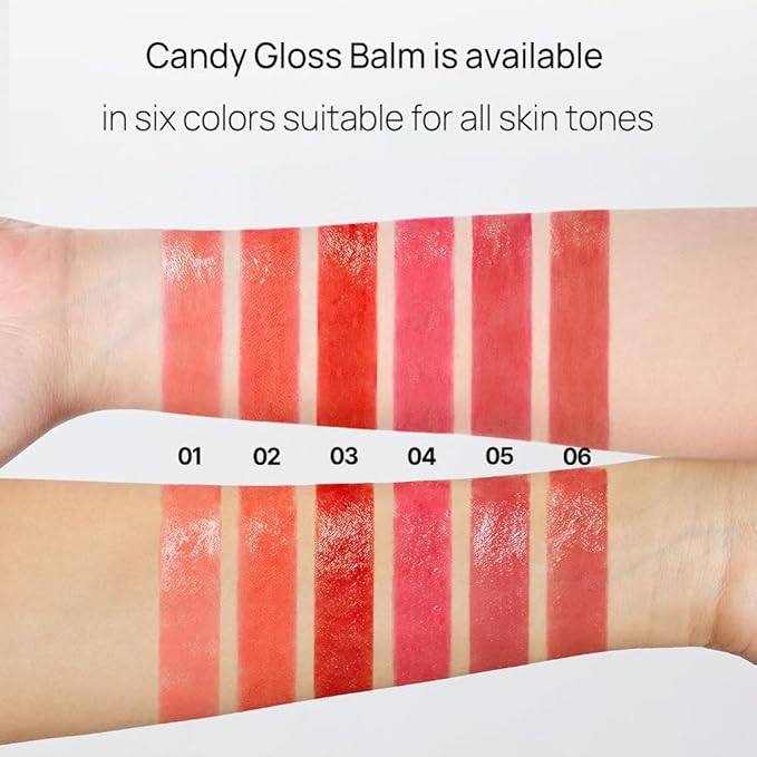 YNM Candy Gloss Balm (01 CORAL MOMENT, 3g) (+9 colors) K-beauty, Tinted, Color Lipstick Balm, Glossy, Moisture, korean, Jelly lips, Non-Sticky and Long-lasting