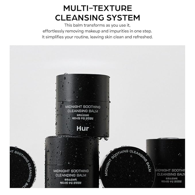 Midnight Soothing Cleansing Balm with Black Rice & Chia Seed Extracts | Hydrating & Calming Korean Skincare | 1.69fl.oz