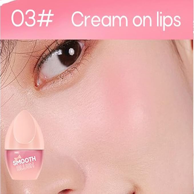 3 Pack Liquid Blush Set, Rose Blush, Light Pink Blush, Tangerine Orange Blush for White Fair Skin, Daughter Teen Girls Gift Idea, Vegan & Cruelty-Free, 0.28fl.oz /8ml (#01#02#03)