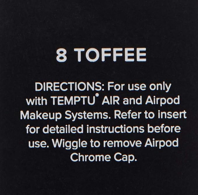 TEMPTU Perfect Canvas Airbrush Foundation Airpod: Anti-Aging Long-Wear Makeup, Buildable Coverage Semi-Matte, Natural Finish