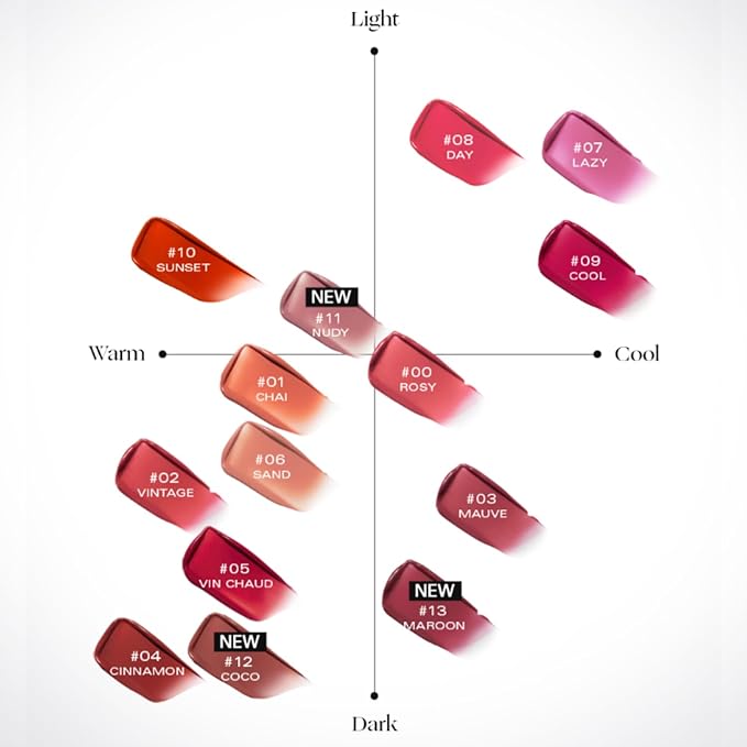 BBIA Glow Lip Tint (#05 VIN CHAUD) + Last Velvet Tint (V05 EXTRA CUTE) Bundle SET