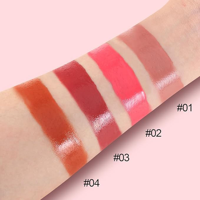Boobeen Liquid Blush Stick for Cheeks Velvet Cream Blush Makeup, Blendable Blush Color, Matte Soft Creamy Face, Lightweight Natural Dewy Finish