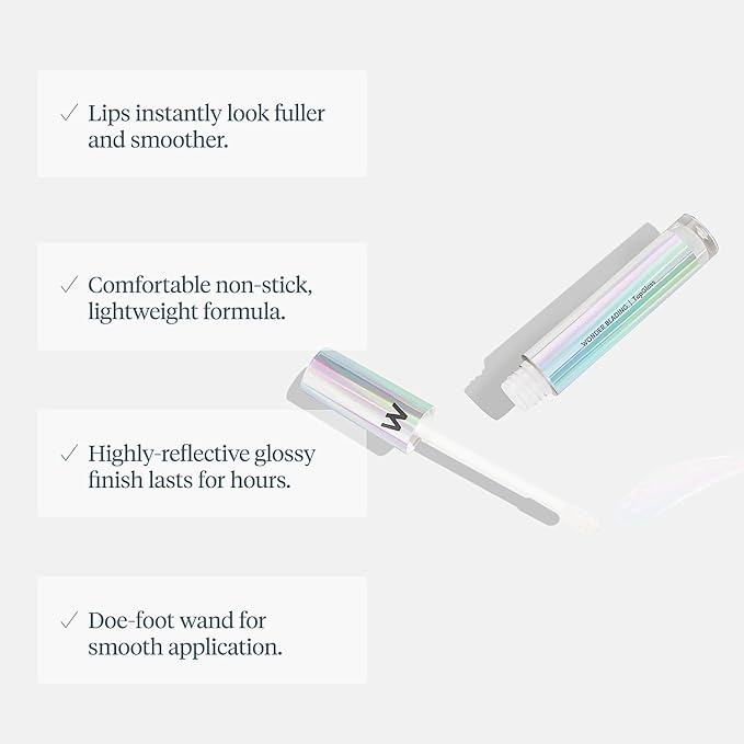 Wonderskin Lip Liner Pencil (Nutmeg) - 360 Contour Lipliner, Long Lasting, Sharpenable, Waterproof and Transfer-Proof with Clear Glitter Lip Gloss, Hydrating and High Shine Finish
