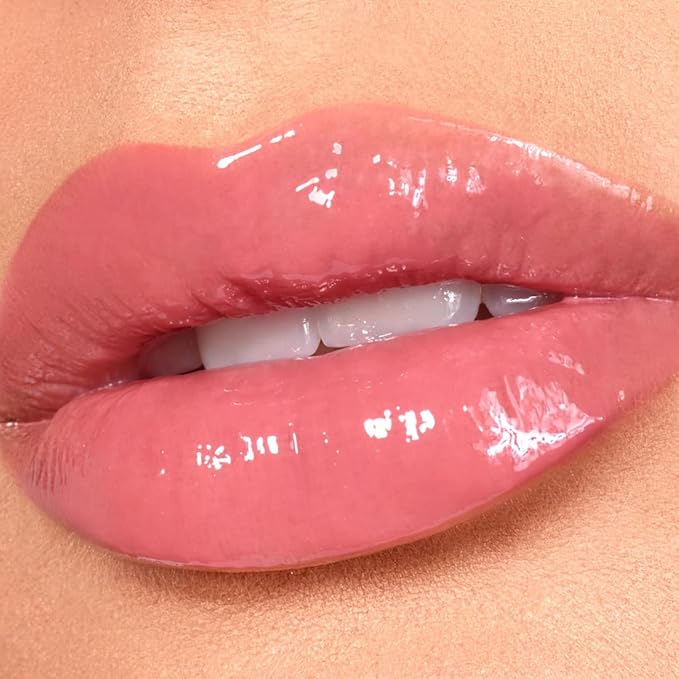 Vegan Lip Gloss for Soft Lips, Plumping Oil, Hydrating Non-Stick Lipgloss for Women, Provides Maximum Shine, Paraben and Cruelty Free (Purposeful - Light Lilac Color)