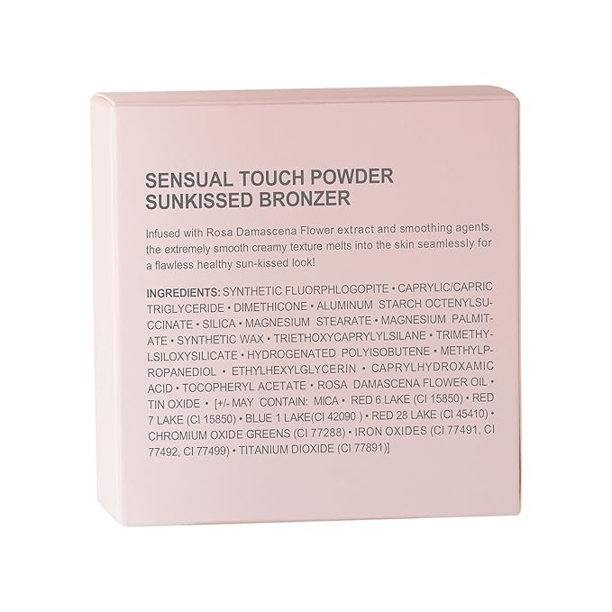 Oulac Shimmer Bronzer Powder Face Makeup with Mirror - Natural SunKissed Bronzer Look,Highly Pigmented Cream Bronzer, Long Lasting Glow, Easy to Blend, Vegan & Cruelty-Free B02