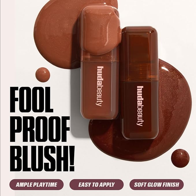 Huda Blush Filter Liquid Blush - Latte (light to medium) - 0.15 fl oz / 4.5 mL