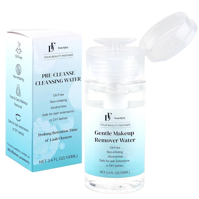 Pre-Cleanse Cleansing Water Remove Oil and Dust of Lashes to Extend Lasting Time Lash Extension Cleanser Prep for Eyelashes Lash Shampoo Cleaner Non-irritation for Sensitive Skin 100ml