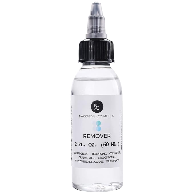 Alcohol Free Makeup Remover for Alcohol Activated Makeup - Perfect for Special FX, Theater, Film, and Halloween - 2 Fl Oz (60 ml)