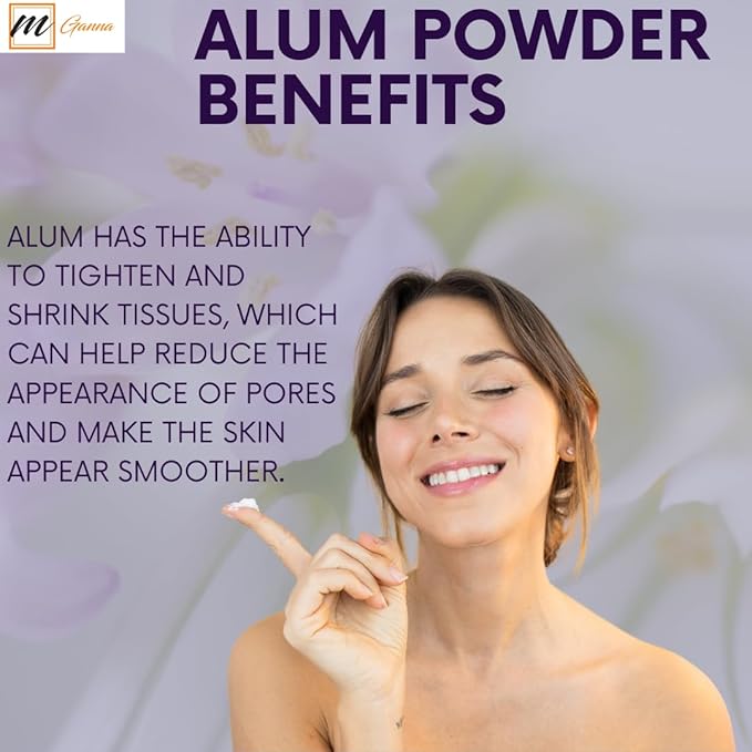 100% Natural Alum Powder for Skin and Health Care 454 GMS / 1 LBS