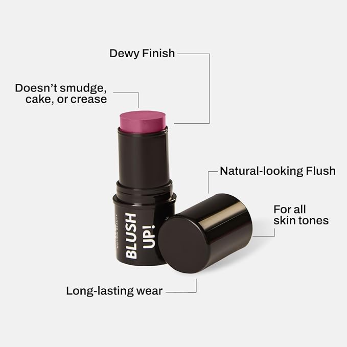 MB Cream Blush for Mature Skin, Cheek Color Stick for Older Women with Long-Lasting Glow, Lightweight Age Defying Formula (0.32 oz) by Avantic Beauty, Camila