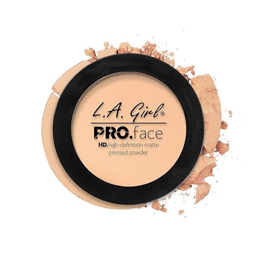 L.A. Girl Pro.Face Matte Pressed Powder, Creamy Natural GPP604