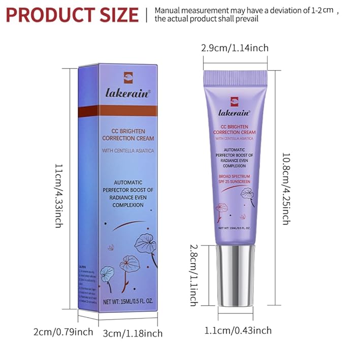 Color Correcting CC Cream with Centella Asiatica (Purple, 02)