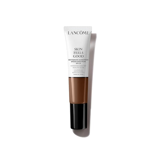 Lancôme Skin Feels Good Hydrating Tinted Moisturizer with SPF 23 - Oil-Free & Lightweight Foundation - Sheer Coverage with Healthy Glow Finish - 16C Real Suede