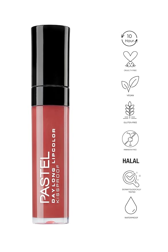 Daylong 44 Ink Liquid Lipstick, Long-lasting Matte Finish Liquid Lip Makeup, Highly Pigmented Color, Exhilarator