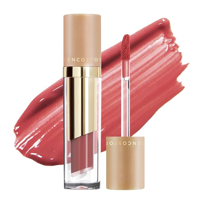 FORENCOS Long Lasting Waterproof Lip Stain Liquid Lipstick, Velvet Matte, Longwear, High Pigmentation, Tattoo Lips, Weightless, Smudge-proof, Non-Sticky, Korean Lip Tint Stain Makeup (32 Rosier)