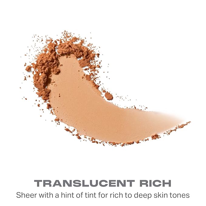 Morphe Bake & Set Translucent Setting Powder - Lightweight, Talc-Free Finishing Powder for Face Makeup with a Soft, Natural Finish - Minimizes Shine for Up to 24HR - Translucent Rich (0.31 oz)