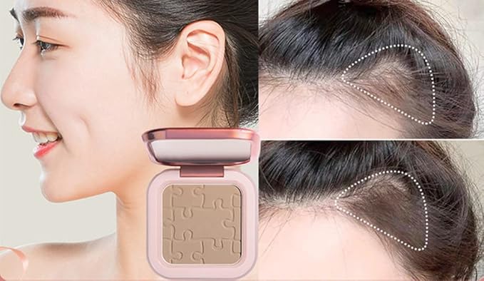 Mysense Single Contour Palette, Face Contour Kit with Mirror & Brush, Silky Smooth Contour Powder Makeup
