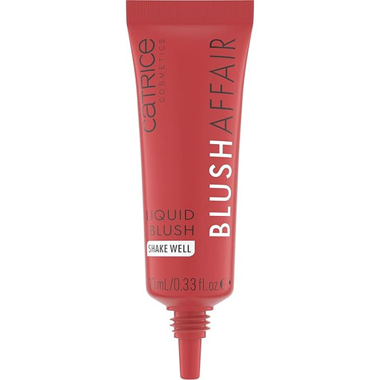 Catrice | Blush Affair Liquid Blush | Long-Lasting & Lightweight Multi-Use Make Up for Cheeks & Lips | Vegan & Cruelty Free | Without Parabens, Gluten, & Preservatives (30 | Ready Red Go)