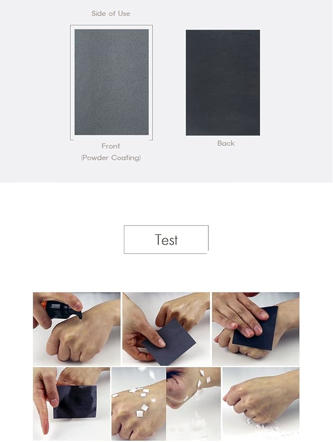 Premium Collection Oil Control Paper, Blotting Paper, Absorbing Sheets for Oily Skin Care (size 3.5" x 2.4") Made in Korea (Powder Black)
