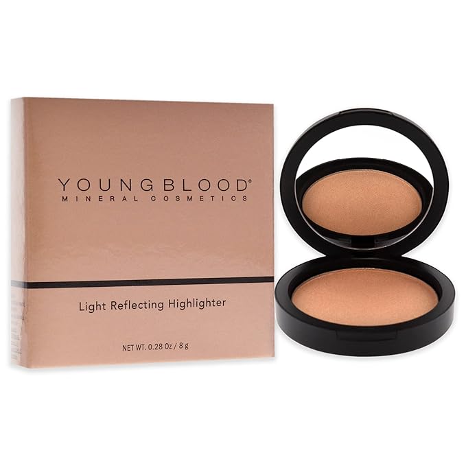 Youngblood Light Reflecting Highlighter with Diamond Powder, Aurora | Cruelty Free, Paraben Free, Gluten Free