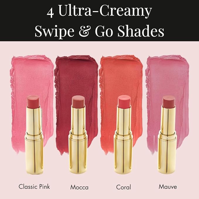 MagicMinerals Intense Cream Blush Stick by Jerome Alexander (MAUVE) – 2-in-1 Cheek and Lip Color - Hydrating, Creamy, Buildable, Long-Lasting Color Formula