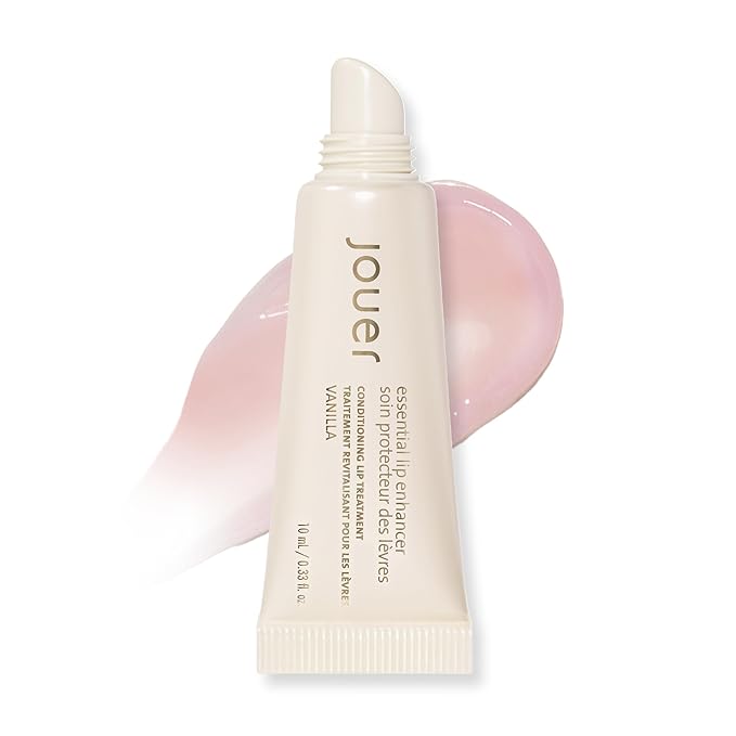 Jouer Bare Rose Blush & Bloom Cheek + Lip and Vanilla Lip Enhancer Bundle