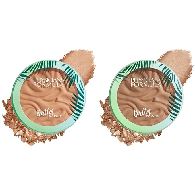 Physicians Formula Murumuru Butter Bronzers, Moisturizing & Nourishing Murumuru Butter, Hypoallergenic & Cruelty-Free Palette, Shimmery Beige