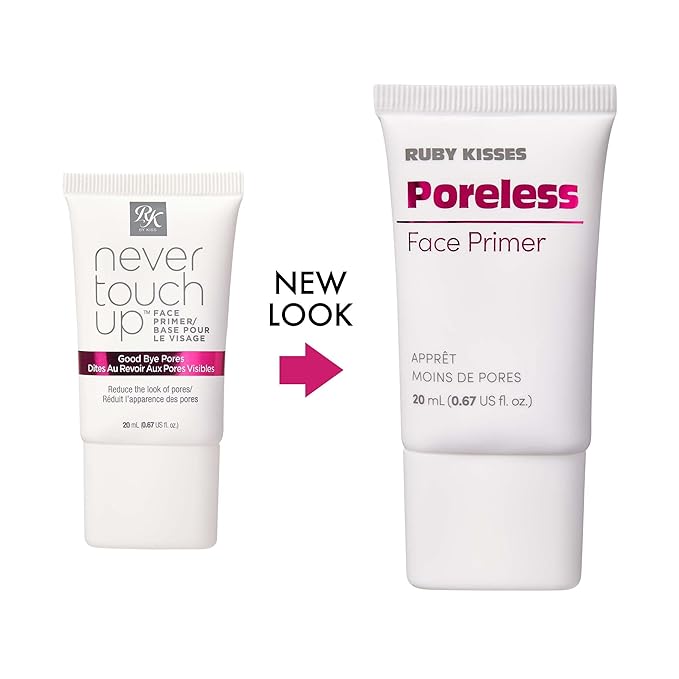 Ruby Kisses Face Primer Pore Minimizing Makeup Base Primer for Face, Face Primer for All Skin Types, Shine Fills in Pores and Fine Lines
