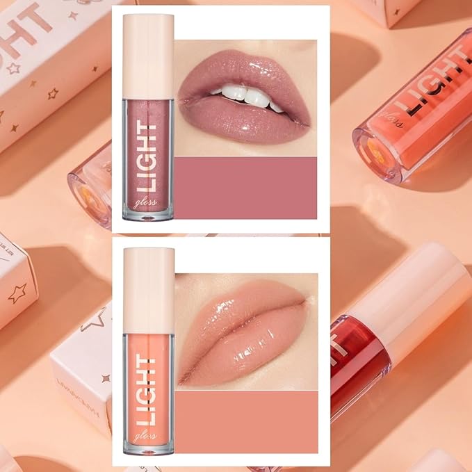 Lip Gloss Moisturizing Glossy Finish All-Day Wear Gloss for Daily Use Bronze Berry & Orange