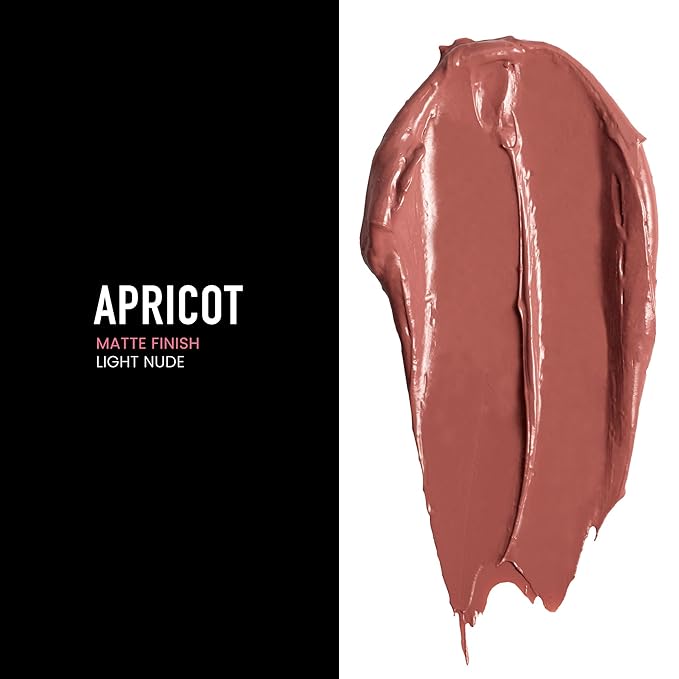 Frankie Rose Long Lasting Lipstick for Women | Smudge Proof Lipstick Enriched with Jojoba Oil | Buildable Lip Colors, Suitable For All Skin Tones | Cruelty-Free Lip Makeup | Apricot