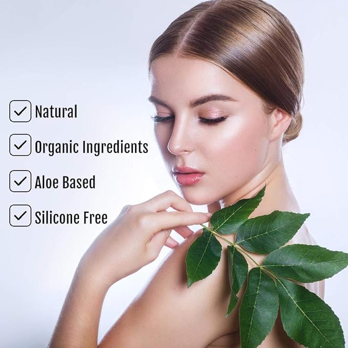 Organic Face Primer, Perfects Skin, Extends Makeup Wear Time, Silicone-Free, Gluten-Free