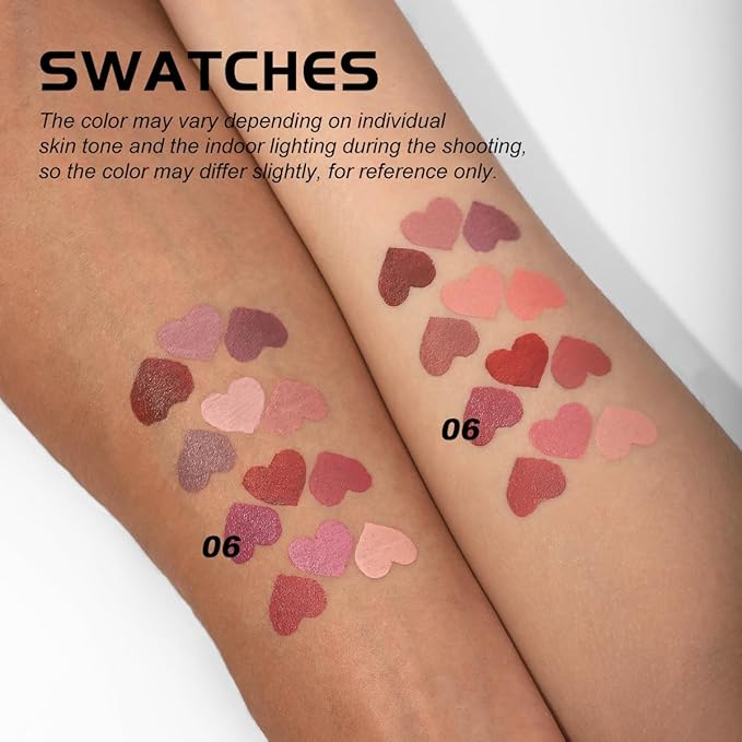 YOUNG VISION Gourd-Shaped Precision Liquid Lipstick & Lipliner - Nude Matte Perfection