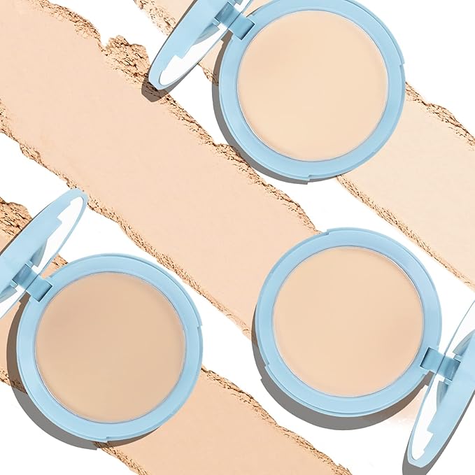 Boobeen Matte Setting Powder, Poreless Finishing Powder, Translucent, Lightweight, Compact Pressed Baking Powder,Creates Soft Focus Effect
