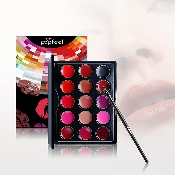 Lip Makeup Kits for Women, Lip Makeup Set for Beginners,Mother's Day Gifts for Women Girls, Lip Cosmetics Essential Bundle Include Lipstick Palette,Lip Brush