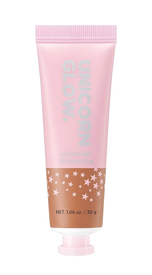 UNICORN GLOW HYDRATING FOUNDATION #11 NUTMEG Collagen Serum + Hyaluronic Acid + Ceramide Anti-Aging