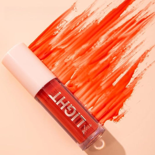 Lip Gloss Moisturizing Glossy Finish All-Day Wear Gloss for Daily Use Bronze Berry & Orange