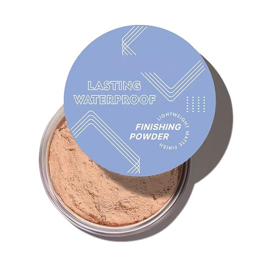 Soft Focus Loose Setting Powder Makeup,Oil Control Lightweight Matte Face Powder,Lasting Waterproof Finishing Powder Foundation Makeup Cruelty Free,Puff Included,0.46 oz(DARK COMPLEXION)