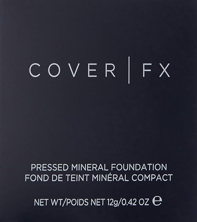 Cover FX Pressed Mineral Foundation: Talc-free Powder Foundation That Provides Buildable Coverage, Weightless Matte finish N110, 0.42 oz.
