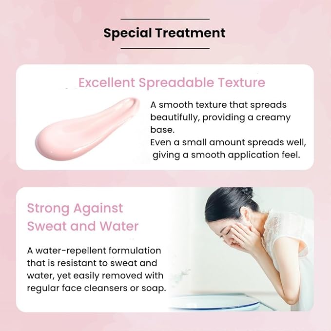 Tone Up UV Primer | Makeup Base,Pink Glow,Moisturizing,Waterproof,SPF 50+