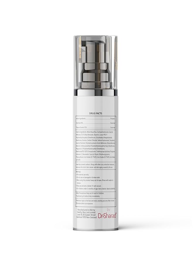 Protect Tinted Moisturizer & Mineral Sunscreen SPF 50, Hyaluronic Acid, Zinc Oxide, Titanium Dioxide for Deep Hydration, Dermatologist-Tested, Suitable for All Skin Types, 50ml