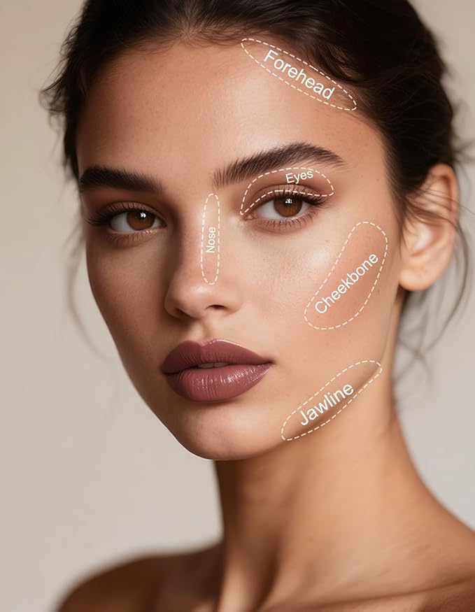 Warm Toned Bronzer Stick Blendable Smooth Cream Contour Matte Finish Lightweight Face Shaping Makeup Natural Contouring Pen Long Lasting Non-greasy Portable Travel Size, Warm Natural Golden