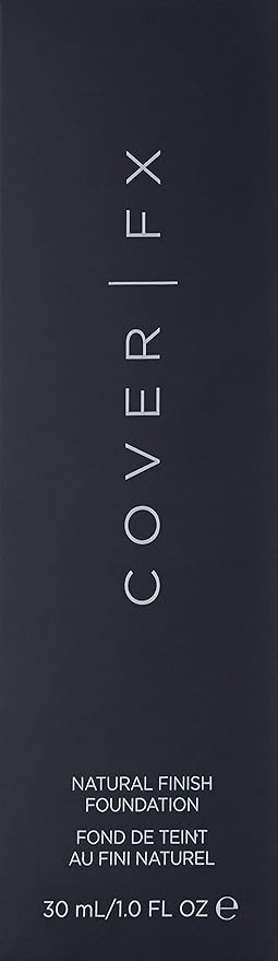 Cover FX Natural Finish Foundation: Water-based Foundation that Delivers 12-hour Coverage and Natural, Second-Skin Finish with Powerful Antioxidant Protection - G110, 1 fl. oz.