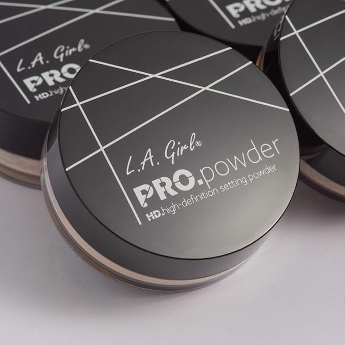 L.A. GIRL HD PRO Setting Powder - Banana Yellow (Pack of 2)