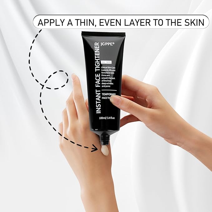 Face Tightener Instant Skin Tightener, No-Filter Primer, Instant Tightener No-Filter Primer Tightener Makeup, Blurring Face Primer for All Skin Types