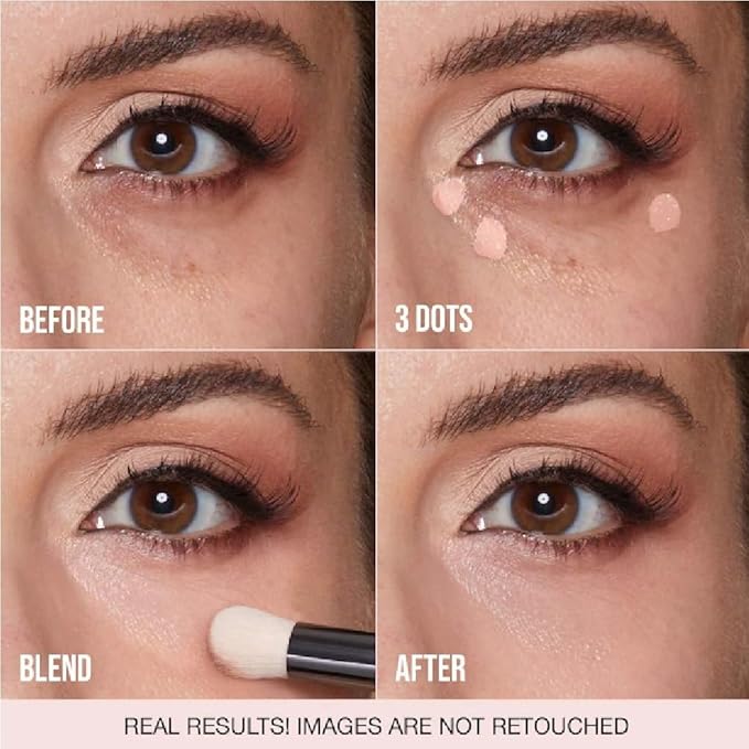 H.U.D.A BEAUTY #FAUXFILTER Under Eye Color Corrector Pink Pomelo (0.3 oz / 9 mL) + Bonus Acne Patch (36 Pieces)