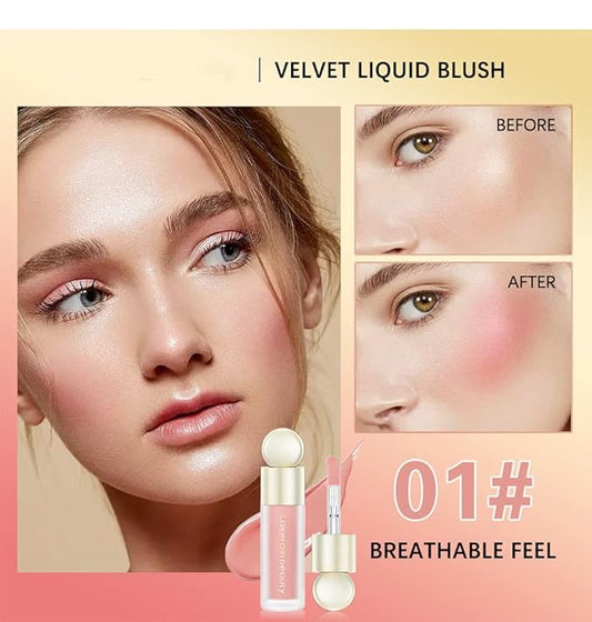 Liquid Blush Long Lasting Waterproof Natural Moisturizing Blush Matte Shades Cheek Rouges